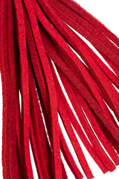 Зажимы на соски «Вилки» с красными кисточками из замши - Pecado - купить с доставкой в Туле