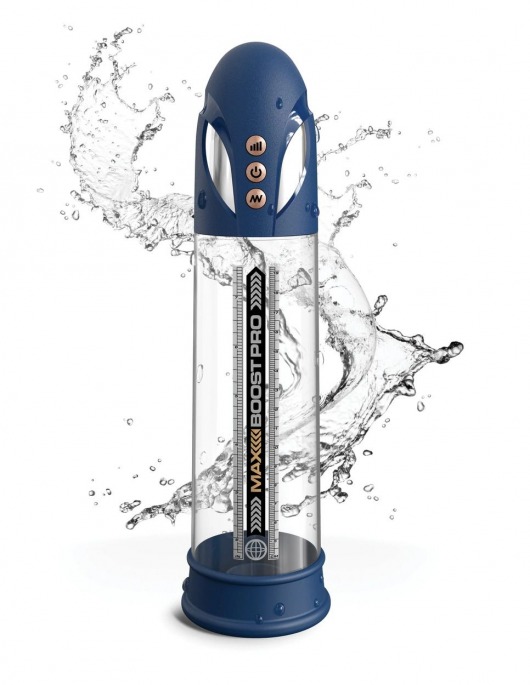 Синяя вакуумная автоматическая помпа Max Boost Pro Flow - Pipedream - в Туле купить с доставкой