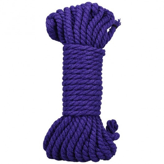Фиолетовая верёвка для связывания и фиксации Bind Tie - 9,14 м. - Doc Johnson - купить с доставкой в Туле
