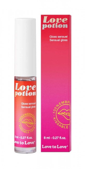 Возбуждающий блеск для губ Love Potion - 8 мл. - Love to Love - купить с доставкой в Туле