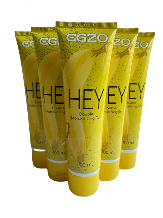 Набор из 5 анальных лубрикантов на водной основе Egzo Hey (по 100 мл.) - EGZO - купить с доставкой в Туле