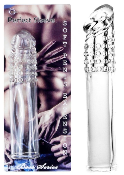 Прозрачная насадка-удлинитель Perfect Sleeve - 19 см. - Boys of Toys - в Туле купить с доставкой