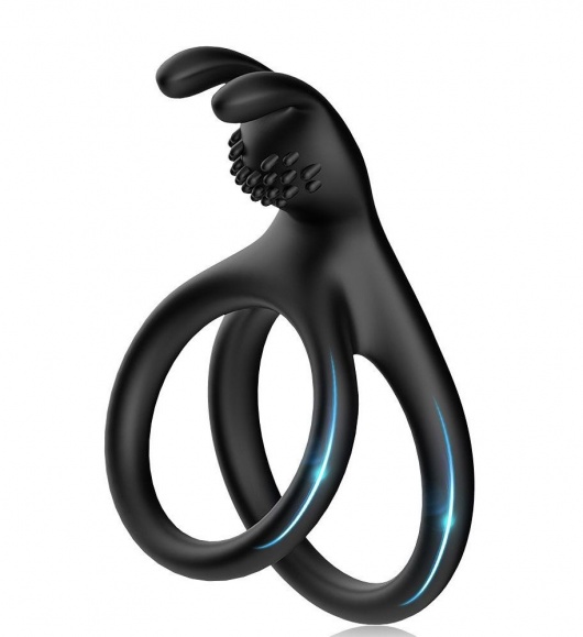 Черное эрекционное кольцо с подхватом мошонки - Boys of Toys - в Туле купить с доставкой