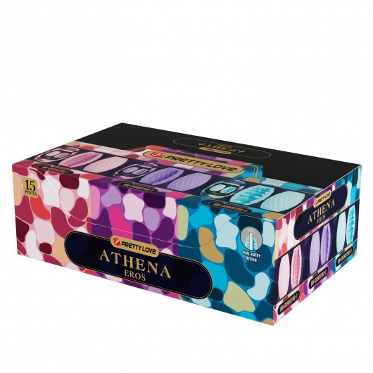 Набор из 15 мастурбаторов Athena - Baile - в Туле купить с доставкой