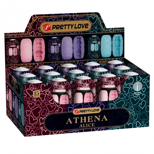 Набор из 15 мастурбаторов Athena Alice - Baile - в Туле купить с доставкой