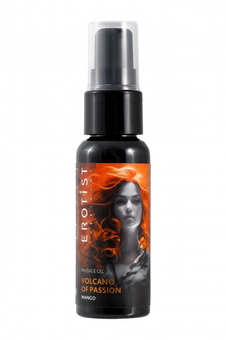 Гель с эффектом вибрации Volcano Of Passion со вкусом манго - 25 мл. - Erotist Lubricants - купить с доставкой в Туле