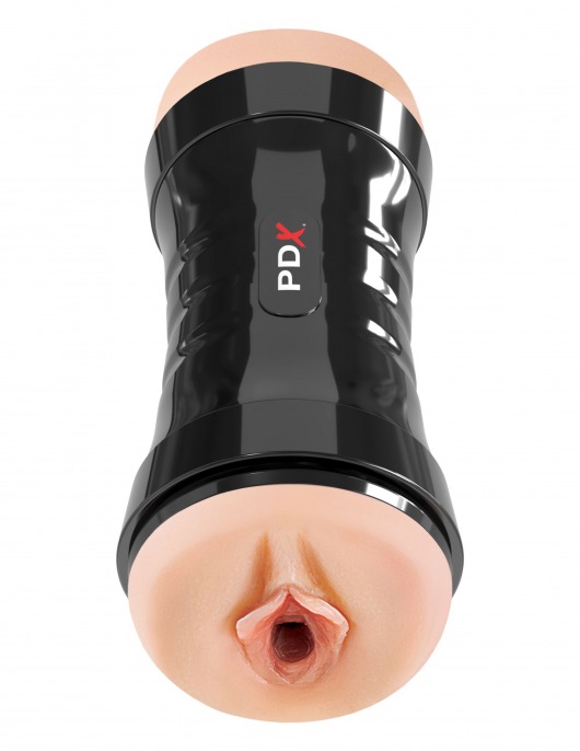 Двусторонний мастурбатор в колбе Super Flip-A-Pussy Over - Pipedream - в Туле купить с доставкой