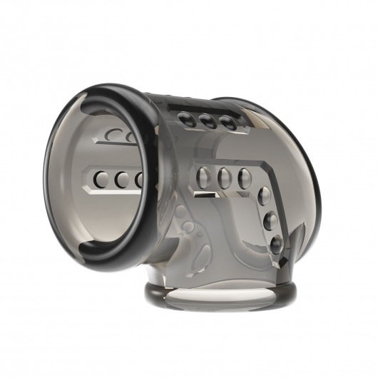 Дымчатая насадка на пенис и мошонку - Baile - в Туле купить с доставкой