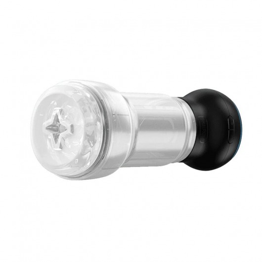 Набор PowerBlow   Feel Pocket Stroker Crystal: мастурбатор и интерактивная насадка - Kiiroo - в Туле купить с доставкой