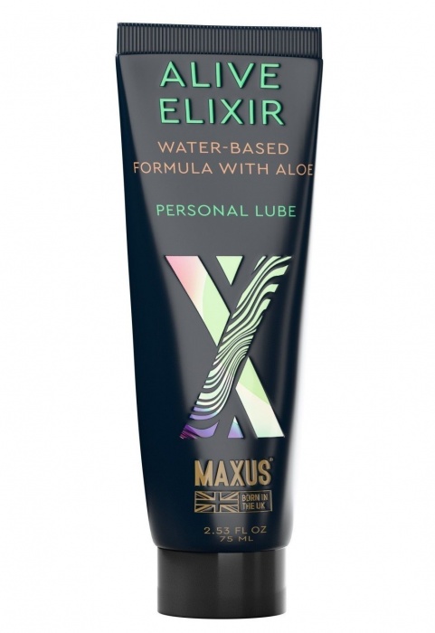 Интимный гель на водной основе MAXUS Alive Elixir - 75 мл. - Maxus - купить с доставкой в Туле