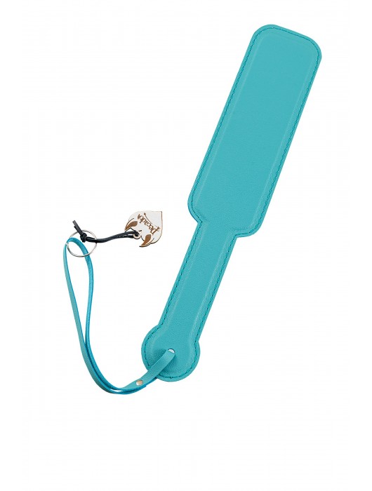 Голубой кожаный пэддл - 37 см. - Pecado - купить с доставкой в Туле