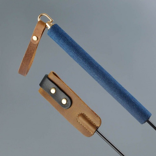 Стек «Дикий Запад» с джинсовой ручкой - 60 см. - Sitabella - купить с доставкой в Туле