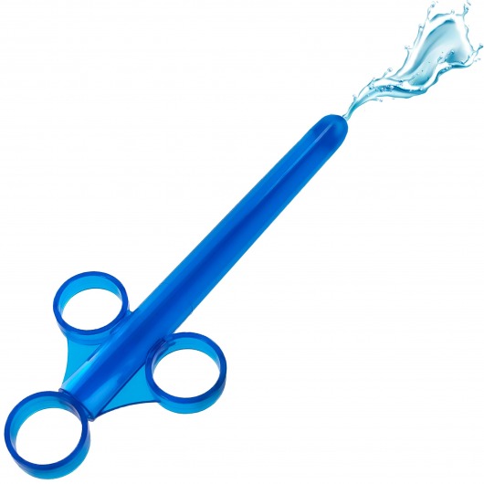 Синий шприц для введения лубриканта XL Lubricant Launcher - XR Brands - купить с доставкой в Туле