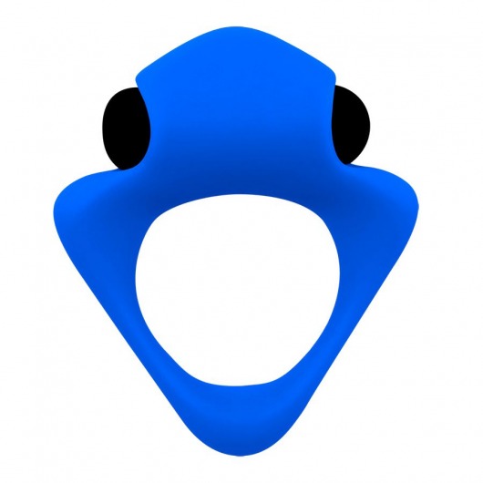 Синее эрекционное кольцо Wooomy Tribeс с вибрацией - Adrien Lastic - в Туле купить с доставкой