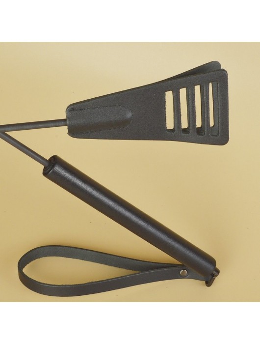 Черный кожаный стек «Сириус» - 60 см. - Sitabella - купить с доставкой в Туле