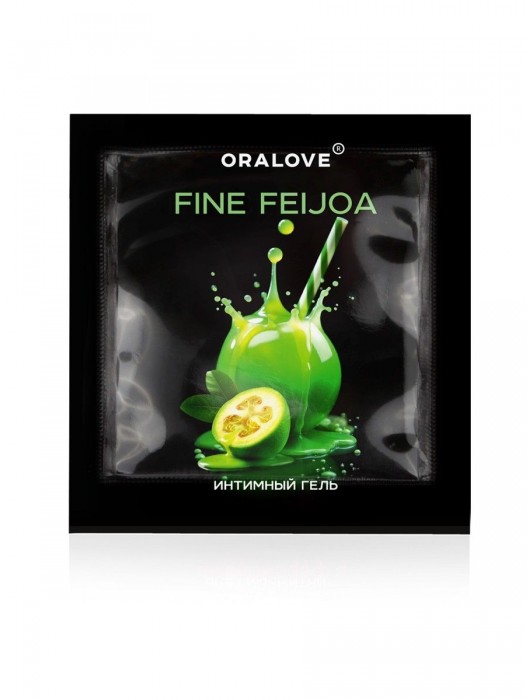 Саше съедобной оральной смазки OraLove с ароматом фейхоа - 3 гр. - Биоритм - купить с доставкой в Туле