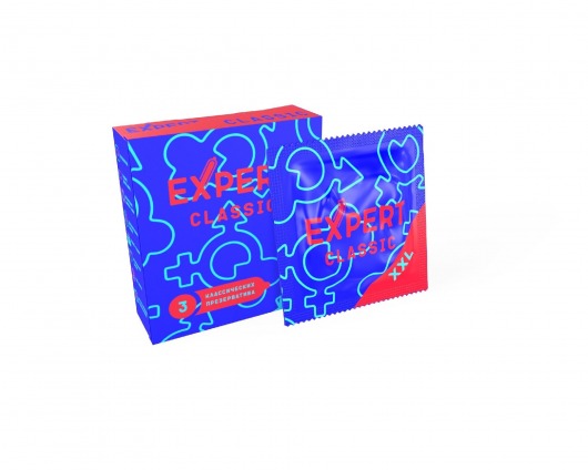 Презервативы увеличенного размера Expert Classic XXL - 3 шт. - Expert - купить с доставкой в Туле