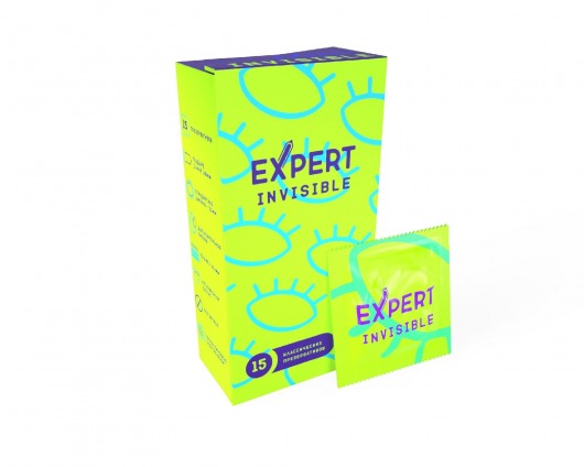 Ультратонкие презервативы Expert Invisible - 15 шт. - Expert - купить с доставкой в Туле