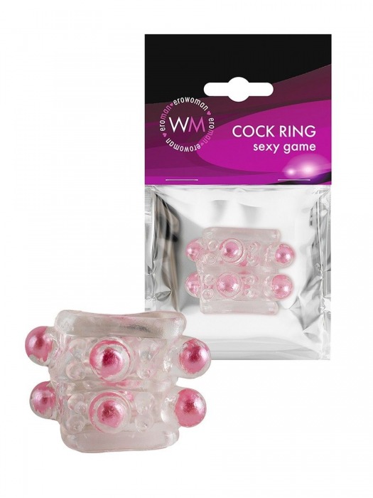 Прозрачная насадка на пенис с цветными шариками - Erowoman-Eroman - в Туле купить с доставкой