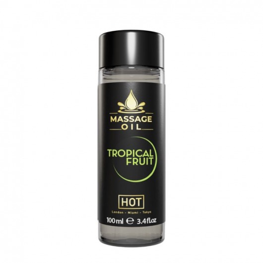 Массажное масло c ароматом тропических фруктов Massage Oil - 100 мл. - HOT - купить с доставкой в Туле