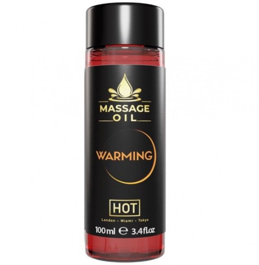 Массажное масло с согревающим эффектом Massage Oil Warming - 100 мл. - HOT - купить с доставкой в Туле