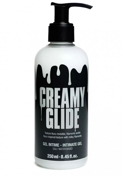 Лубрикант на водной основе Creamy Glide с консистенцией спермы - 250 мл. - Strap-on-me - купить с доставкой в Туле