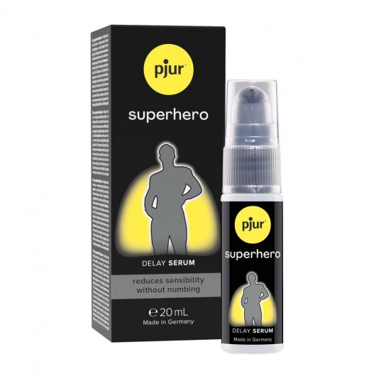 Пролонгатор-сыворотка pjur Superhero Delay Serum - 20 мл. - Pjur - купить с доставкой в Туле