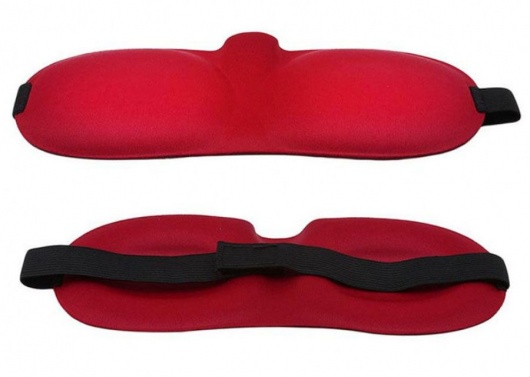 Красная глухая маска на резинке - Sitabella - купить с доставкой в Туле