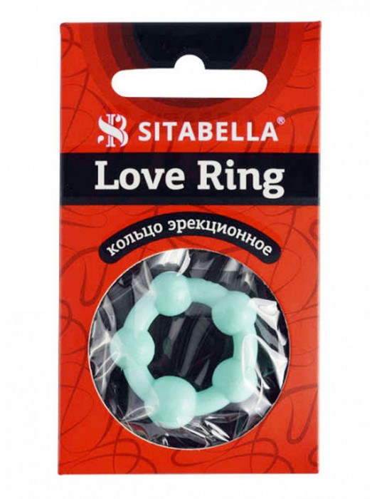 Цветное эрекционное кольцо с 5 бусинами Love Ring - Sitabella - в Туле купить с доставкой