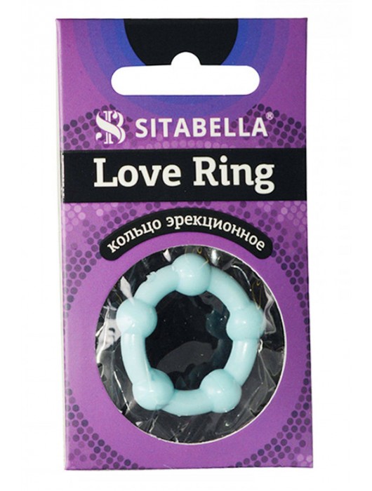 Цветное эрекционное кольцо Love Ring с бусинами - Sitabella - в Туле купить с доставкой