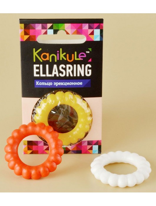 Цветное рельефное эрекционное кольцо Ellasring - Sitabella - в Туле купить с доставкой
