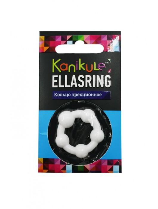Цветное эрекционное кольцо с шариками Ellasring - Sitabella - в Туле купить с доставкой