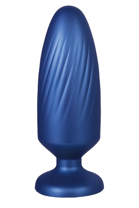Синяя анальная пробка G Stuck Silicone Anal Plug - 13,5 см. - NMC