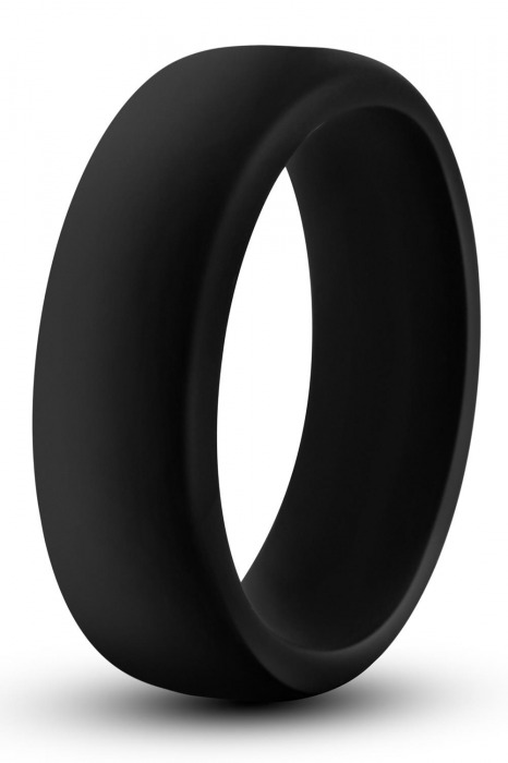 Черное эрекционное кольцо Silicone Go Pro Cock Ring - Blush Novelties - в Туле купить с доставкой