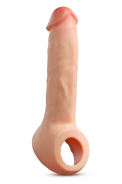 Телесная насадка-удлинитель Thrive 8.75 Inch Realistic Penis Extender Sleeve - 22,2 см. - Blush Novelties - в Туле купить с доставкой