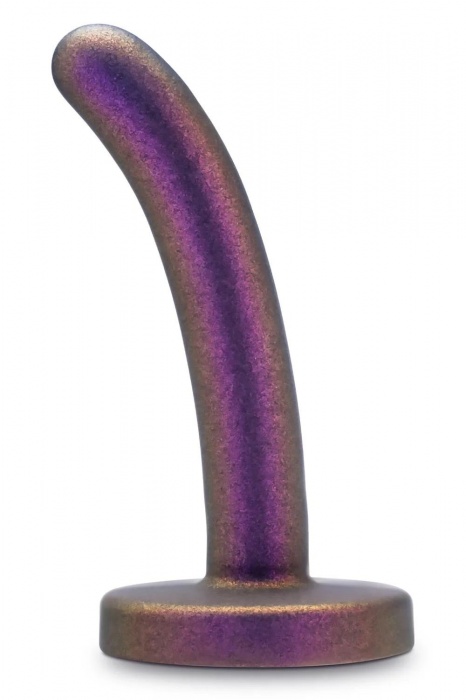 Фиолетовая насадка с гладкой поверхностью Surrender 4.75 Inch Beginner Pegging Dildo - 12 см. - Blush Novelties - купить с доставкой в Туле