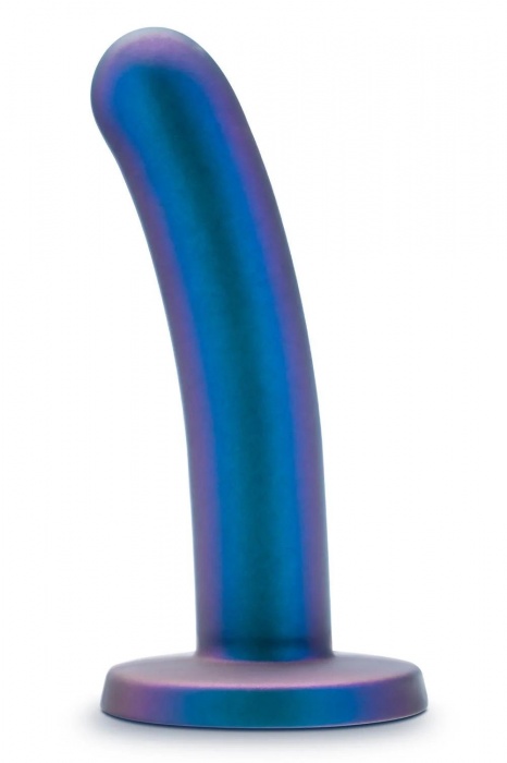 Синяя насадка с гладкой поверхностью Surrender 5.75 Inch Intermediate Pegging Dildo - 14,6 см. - Blush Novelties - купить с доставкой в Туле