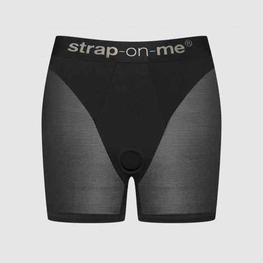 Трусики-шорты для фиксации насадок Strap-on-me Harness Lingerie Halo - size XS - Strap-on-me - купить с доставкой в Туле