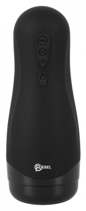 Черный вибромастурбатор с подогревом Masturbator with 3 Functions - Orion - в Туле купить с доставкой