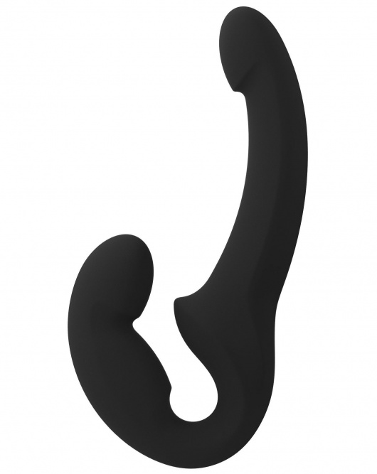 Черный безремневой страпон Share Lite - Fun Factory - купить с доставкой в Туле