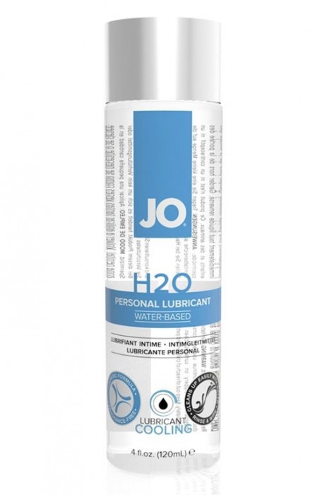 Охлаждающий лубрикант на водной основе JO Personal Lubricant H2O COOLING - 120 мл. - System JO - купить с доставкой в Туле