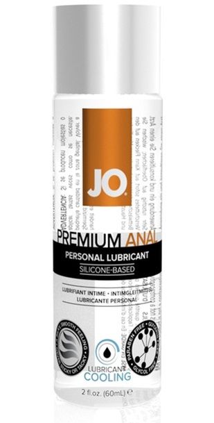 Анальный охлаждающий лубрикант на силиконовой основе JO PREMIUM ANAL COOLING - 60 мл. - System JO - купить с доставкой в Туле