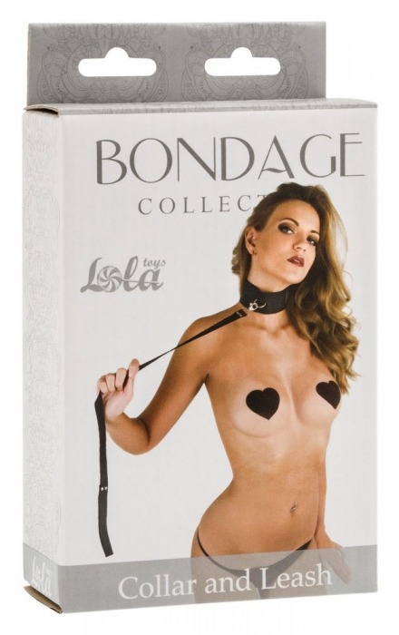 Ошейник Bondage Collection Collar and Leash Plus Size - Lola Games - купить с доставкой в Туле