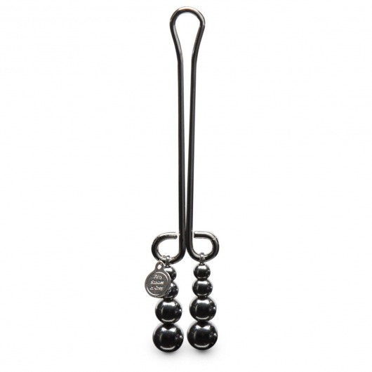 Зажим для клитора с бусинами Just Sensation Beaded Clitoral Clamp - Fifty Shades of Grey - купить с доставкой в Туле