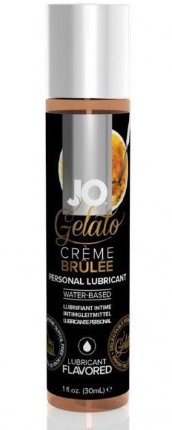 Лубрикант с ароматом крем-брюле JO GELATO CREME BRULEE - 30 мл. - System JO - купить с доставкой в Туле