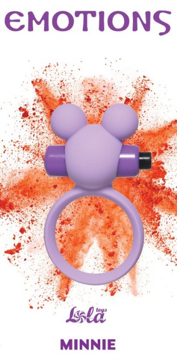 Сиреневое эрекционное виброколечко Emotions Minnie - Lola Games - в Туле купить с доставкой
