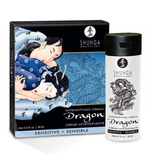 Интимный мужской крем SHUNGA DRAGON SENSITIVE - 60 мл. - Shunga - купить с доставкой в Туле