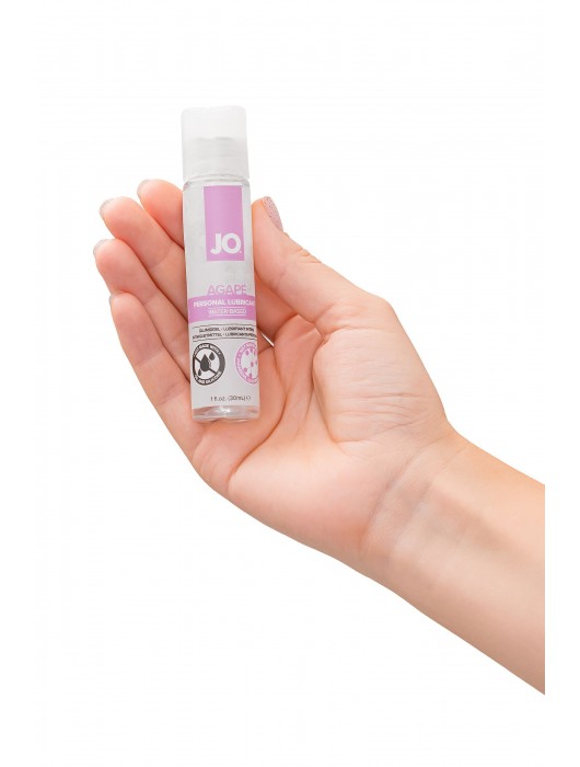 Лубрикант на водной основе для женщин JO AGAPE ORIGINAL - 30 мл. - System JO - купить с доставкой в Туле