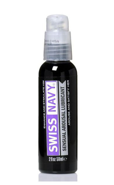 Возбуждающий гель-лубрикант на водной основе Sensual Arousal Lubricant - 59 мл. - Swiss navy - купить с доставкой в Туле