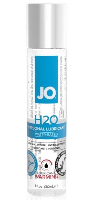 Возбуждающий лубрикант на водной основе JO Personal Lubricant H2O Warming - 30 мл. - System JO - купить с доставкой в Туле
